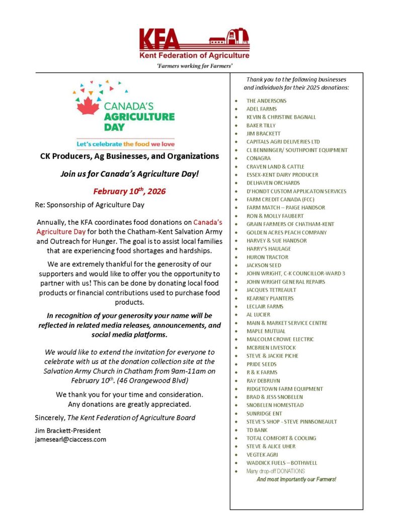 Canada Ag Day Sponsor